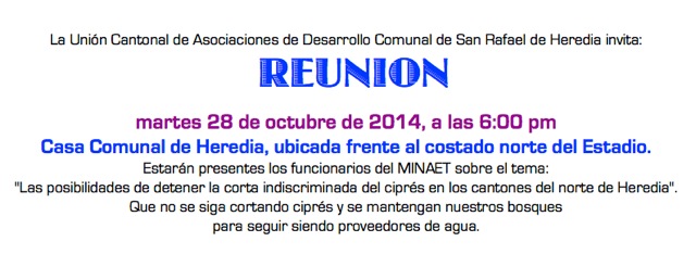 Unión Cantonal Asoc. Desarrollo 13:10:14